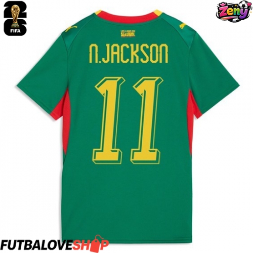 Dres Senegal Nicolas Jackson #11 Preč pre Ženy MS 2026 Krátky Rukáv